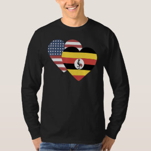 National Flag of Uganda souvenir for men women 3 T-Shirt