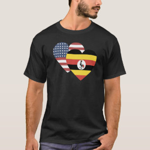 National Flag of Uganda souvenir for men women T-Shirt