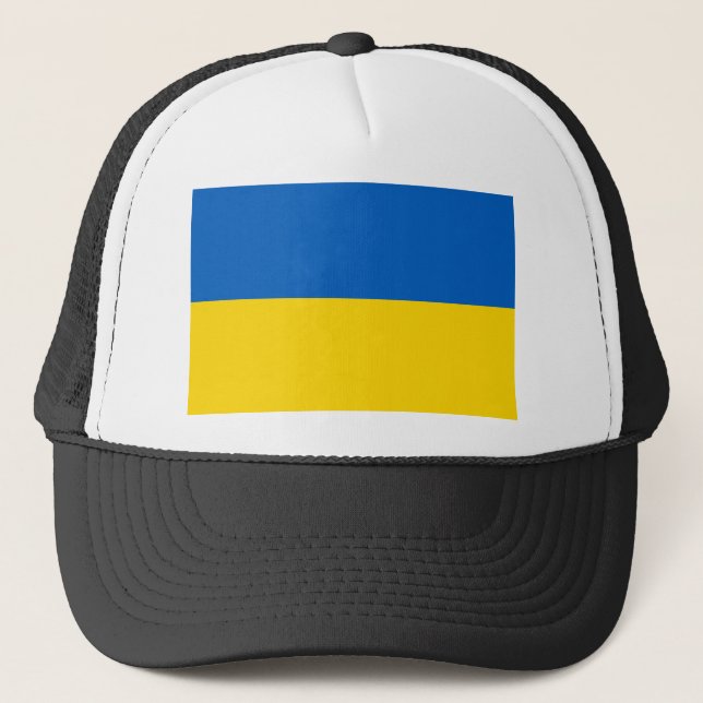 National Flag of Ukraine / Yкраїна Trucker Hat (Front)