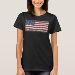 National Flag of USA souvenir for men women 2 T-Shirt