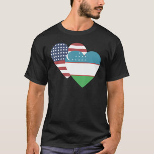 National Flag of Uzbekistan souvenir for men wom T-Shirt