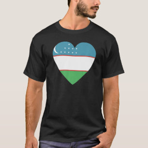 National Flag of Uzbekistan souvenir for men wome T-Shirt