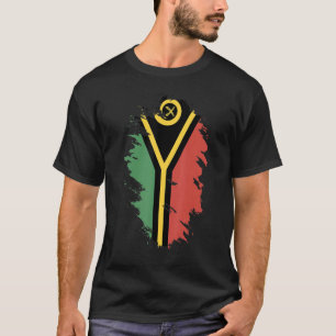 National Flag of Vanuatu souvenir for men women 3 T-Shirt