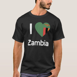 National Flag of Zambia souvenir for men women 2 T-Shirt