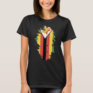 National Flag of Zimbabwe souvenir for men women T-Shirt