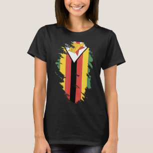 National Flag of Zimbabwe souvenir for men women T-Shirt