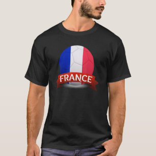 National France Flag French Football Fan Soccer Te T-Shirt