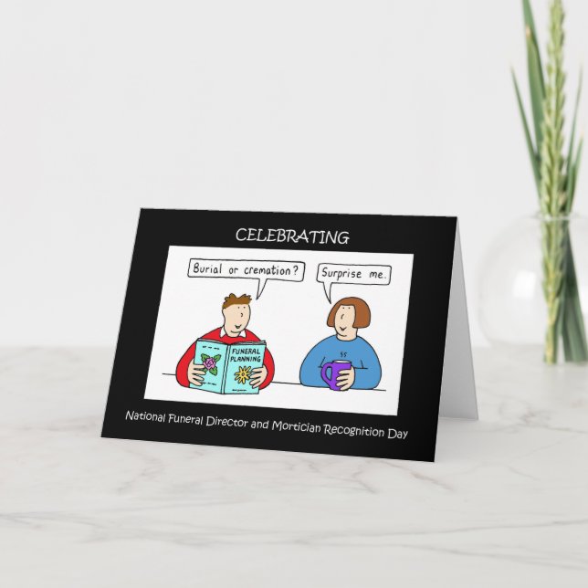 National Funeral Director Day, March 11th Card (Front)