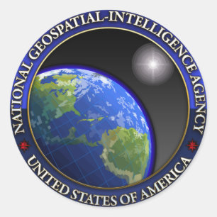 National Geospatial-Intelligence Agency (NGA) Classic Round Sticker