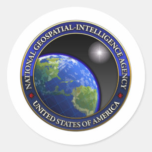 National Geospatial-Intelligence Agency (NGA) Classic Round Sticker
