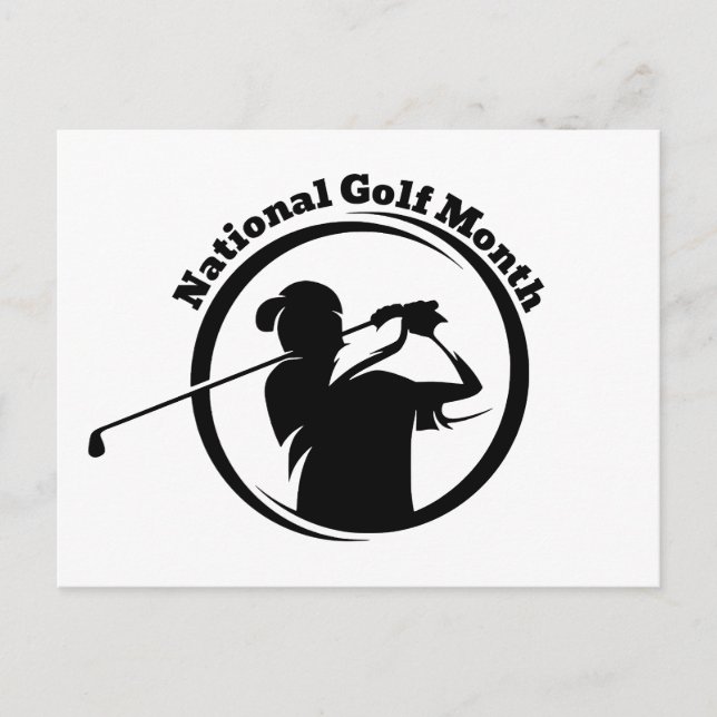 National Golf Month Postcard (Front)