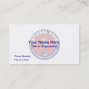 National Guard Business Card