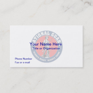 National Guard Business Card