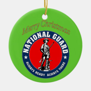 National Guard Ceramic Tree Decoration