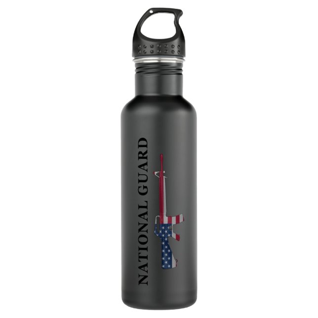 National Guard M16 710 Ml Water Bottle (Front)