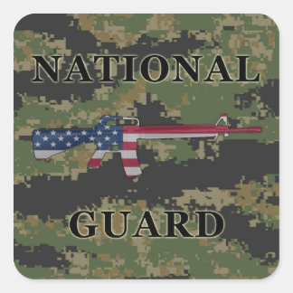 National Guard M16 Sticker Digital