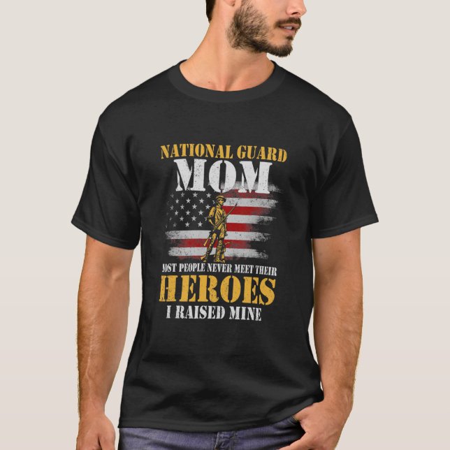 National Guard Mum Shirt Army Heroes shirt (Front)