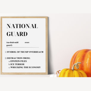National Guard Protest  Poster