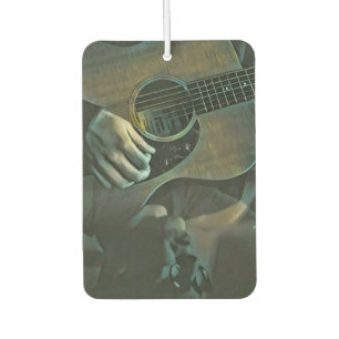 national guitar day gift car air freshener