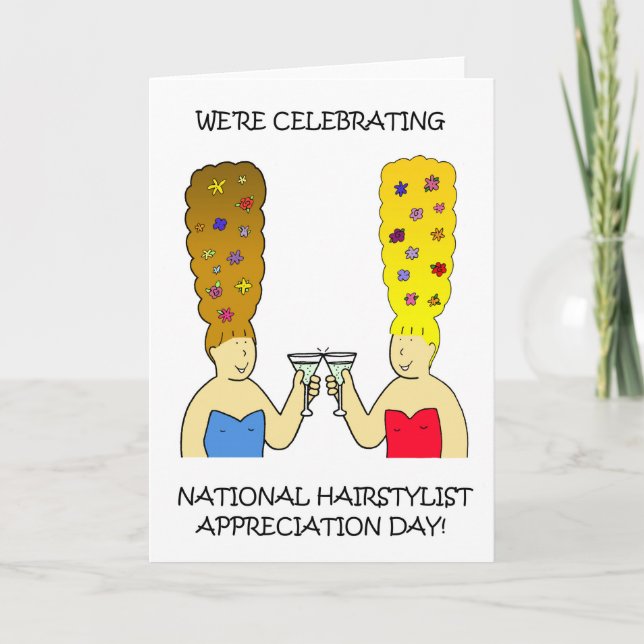National Hairstylist Appreciation Day - April Card (Front)