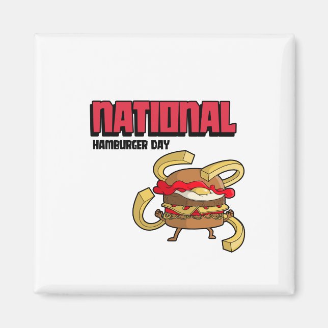 National Hamburger Day Magnet (Front)