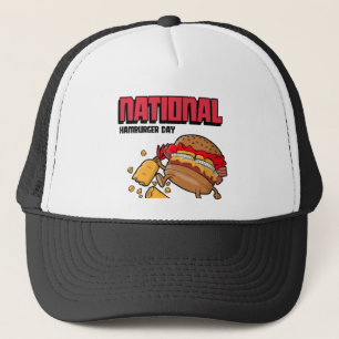 National Hamburger Day Trucker Hat