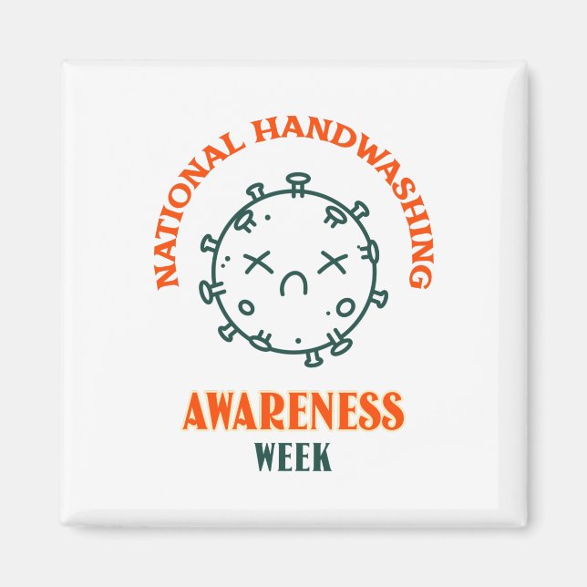 National Handwashing Awareness Week Magnet (Front)