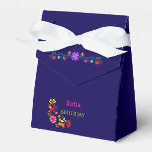 National Hispanic Heritage Birthday Colourful Flor Favour Box