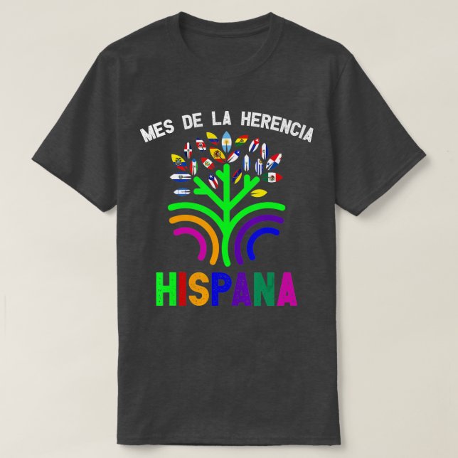 National Hispanic Heritage Month  - 4  T-Shirt (Design Front)