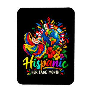 National Hispanic Heritage Month All Countries Magnet
