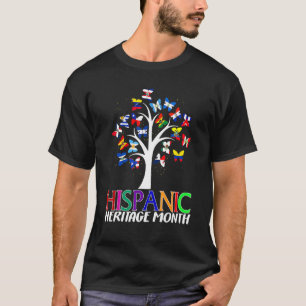 National Hispanic Heritage Month Butterfly Tree Ro T-Shirt