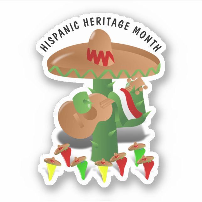 National Hispanic Heritage Month - Cactus (Front)