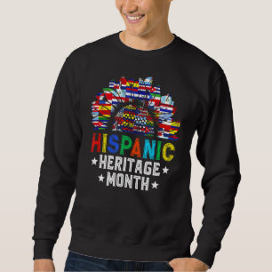 National Hispanic Heritage Month Decoration Flags Sweatshirt