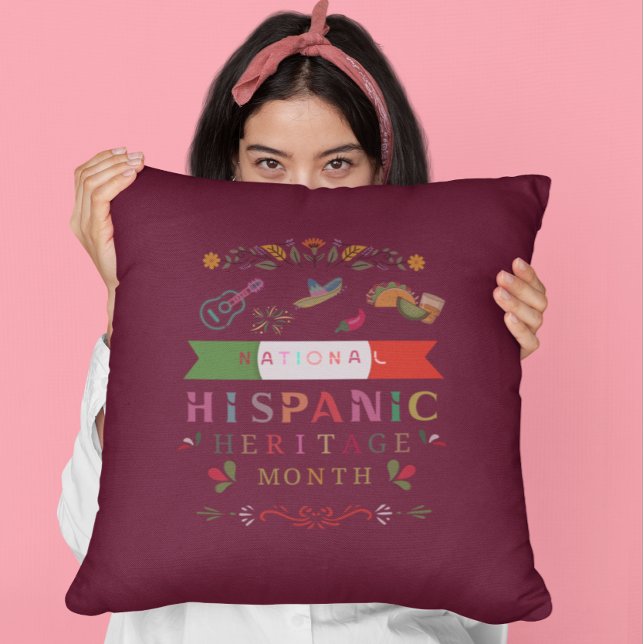NATIONAL HISPANIC HERITAGE MONTH DESIGN CUSHION (Creator Uploaded)