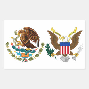 National Hispanic Heritage Month - Eagles Rectangular Sticker