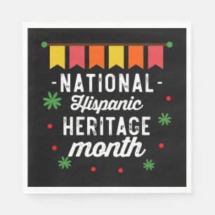 National Hispanic Heritage Month Funny Gift Napkin