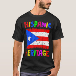 National Hispanic Heritage Month Latina Puerto Ric T-Shirt