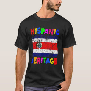 National Hispanic Heritage Month Latino Costa Rica T-Shirt