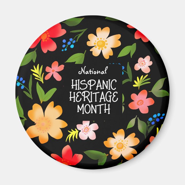 National HISPANIC HERITAGE MONTH Magnet (Front)