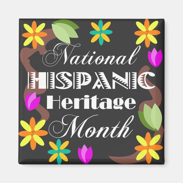 National Hispanic Heritage Month Magnet (Front)