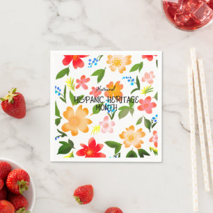 National HISPANIC HERITAGE MONTH Napkin