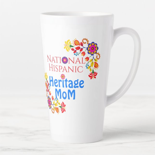 National Hispanic Heritage Month | Proud Mum Latte Mug (Right)
