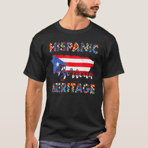 National Hispanic Heritage Month Puerto Rico T-Shirt