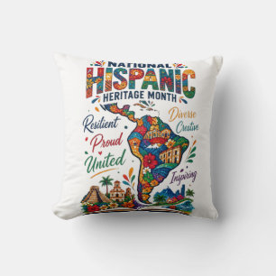 National Hispanic Heritage Month – Resilient, Prou Cushion