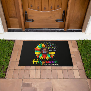 National Hispanic Heritage Month Sunflower Doormat