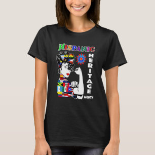 National Hispanic Heritage Month Woman Latin Cultu T-Shirt