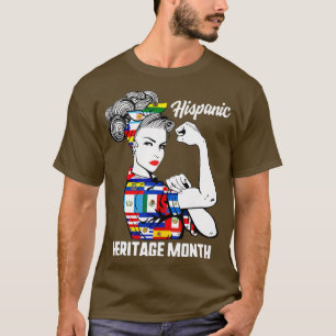 National Hispanic Heritage Month Woman Latino Coun T-Shirt