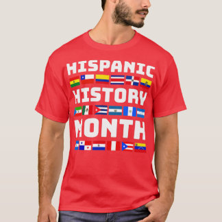 National Hispanic Heritage Month Woman Latino Coun T-Shirt