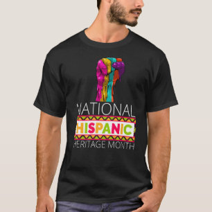 National Hispanic Heritage Month Women Heritage D T-Shirt