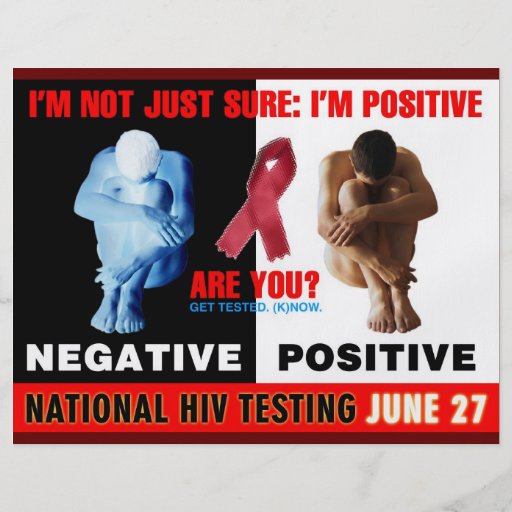 National HIV Testing Day Custom Flyer | Zazzle